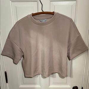 FLX Women's Taupe Crop Top
